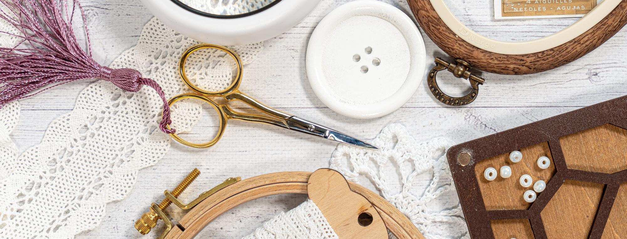 Workshop interior with artisan stitching